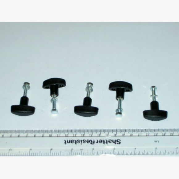 Manfrotto 2 Edged Knob, Bolt & Washer - R001,98AV Manfrotto 2 Edged Knob, Bolt & Washer - R001,98AV